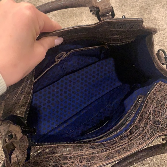 Rebecca Minkoff Desire Gunmetal Handbag (retail $550) - Picture 6 of 12